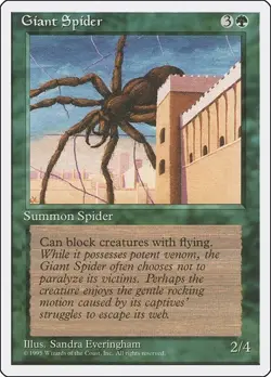 Giant Spider MTG NM Fourth Edition - Image 1