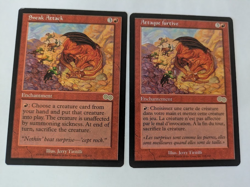 2 Sneak Attack Urza's Saga MTG NM Free shipping with tracking - Image 1