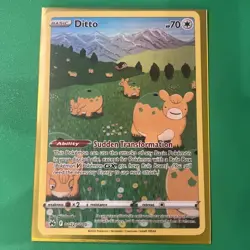 Pokemon TCG Ditto Crown Zenith Galarian Gallery Holo Ultra Rare Card GG22/GG70 - Image 1