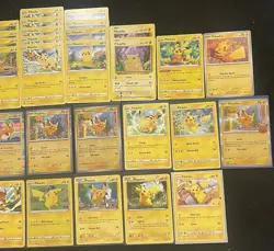 Pokemon Tcg Pikachu Card Lot (36) + Raichu - 15+ Sets - XY SM SWSH SV - Image 3