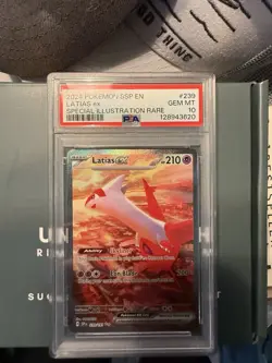 Pokemon TCG Latias EX Surging Sparks 2024 Card 239/191 PSA 10 - Image 1