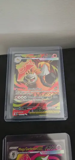 Pokemon TCG Mega Evolution Mega Camerupt EX 156/132 Ultra Rare - Image 1
