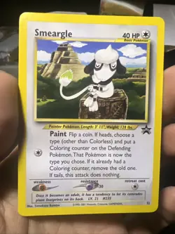 Smeargle #32 Black Star Promo WOTC Pokemon Card NM With eBay Tracking - Image 1