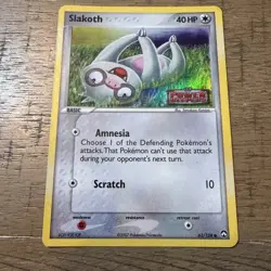 Pokemon TCG • Slakoth • EX Power Keepers 63/108 • NM Stamped Common Holo - Image 1