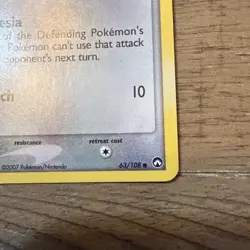 Pokemon TCG • Slakoth • EX Power Keepers 63/108 • NM Stamped Common Holo - Image 5