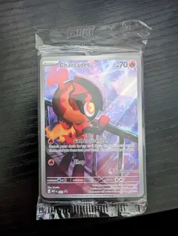 Charcadet Phantasmal Flames ETB Promo Pokemon Center Stamped SEALED - Image 1