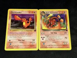 Pokemon TCG Dark Charmeleon 32/82 1999-2000 Wizards WOTC + Charmander - Image 3