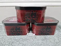 🔥POKEMON🔥SCARLET & VIOLET DESTINED RIVALS TEAM ROCKET TINS ART SET X3 SEALED - Image 4