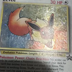 POKEMON TCG Eevee 11/53 Wotc Black Star Promo Holo MP-LP - Image 5