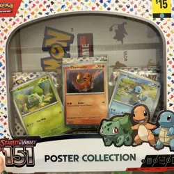 Pokemon TCG Scarlet & Violet, 151 Poster Collection Box, New Sealed, 10 Boosters - Image 1
