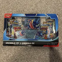 Pokemon TCG Greninja ex and Kingdra ex Special Collection Box Walmart Exclusive - Image 1