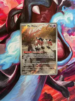 Pokemon Card TCG - Mr. Mime 179/165 Illustration Rare Scarlet & Violet 151 NM - Image 1