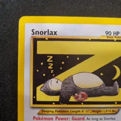 Snorlax WOTC Black Star Promo 49 Pokemon TCG - NM - Image 3
