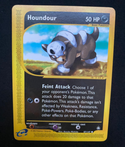 Houndour 87/147 Aquapolis WOTC Vintage Pokemon 2003 (LP) - Image 1