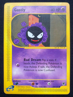 Pokemon TCG Gastly Expedition Base Set 109/165 Regular LP/MP - Image 1