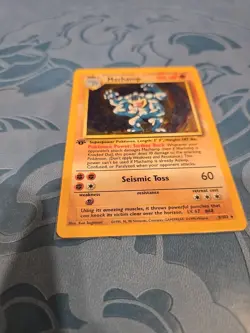 Pokemon TCG Machamp Holo 1st Edition Rare Card Base Set 8/102, NM/M - Pack Fresh - Image 3