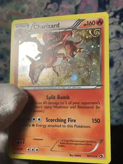 Pokemon Charizard Legendary Treasures Holo Card 19/113 - Image 1