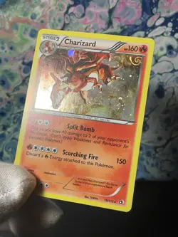 Pokemon Charizard Legendary Treasures Holo Card 19/113 - Image 3
