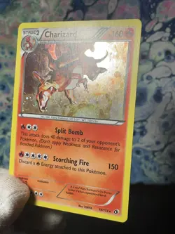 Pokemon Charizard Legendary Treasures Holo Card 19/113 - Image 4