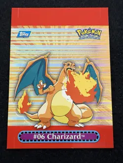 Pokemon Charizard Pop Up #9/10 from Topps TV Animation in LP condition! - Image 1