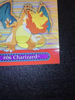Pokemon Charizard Pop Up #9/10 from Topps TV Animation in LP condition! - Image 5
