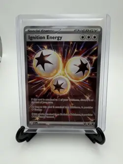 Pokemon IGNITION ENERGY 124/094 - Phantasmal Flames - RARE FULL ART - MINT - Image 1