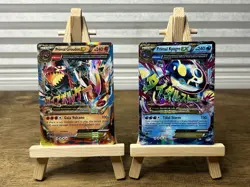 Pokemon Primal Groudon EX & Primal Kyogre EX Ultra Rare Card Set Mega LP-NM - Image 1
