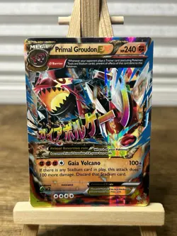 Pokemon Primal Groudon EX & Primal Kyogre EX Ultra Rare Card Set Mega LP-NM - Image 2