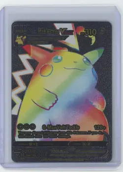 Pikachu VMAX Fan Art Black Foil #044/185 Pokemon - Image 1