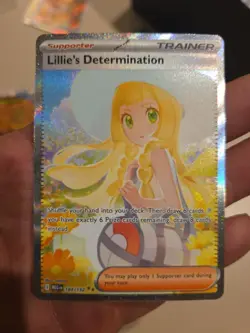 2025 Mega Evolution Lillies Determination Holo Foil Ultra Rare Pokemon 184/132 - Image 1