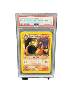 2000 Pokemon Rocket Dark Charizard #4 PSA 8 HOLO - Image 1