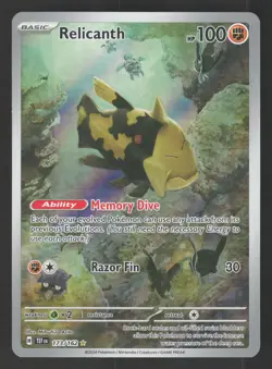Relicanth 173/162 Pokemon SV05: Temporal Forces - Image 1