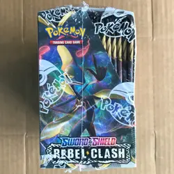Pokemon Rebel Clash Booster Box (36 Packs) Sword & Shield, Factory Sealed - Image 4