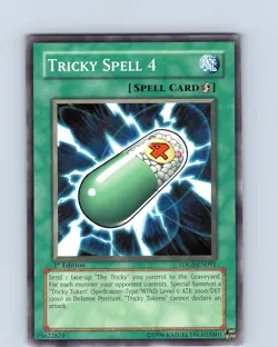 Yu-Gi-Oh TCG Tricky Spell 4 TDGS-EN091 1st Edition Common Card NM - Image 1