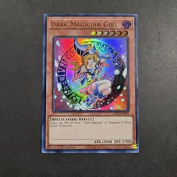 *** DARK MAGICIAN GIRL *** 1ST EDITION HOLOGRAPHIC ULTRA RARE LDS3-EN082 YUGIOH! - Image 1