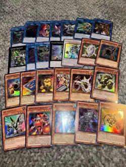 Huge Vintage Yugioh Lot 3 Binders And 121 Holos - Image 3