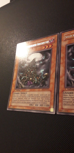 Yu-Gi-Oh! 3x Seelen absorbierender Knochenturm, AST-DE011, R.,DE/ENG, EX-GD - Image 2