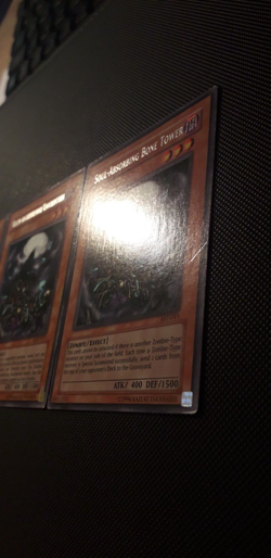Yu-Gi-Oh! 3x Seelen absorbierender Knochenturm, AST-DE011, R.,DE/ENG, EX-GD - Image 5