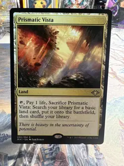 MTG Prismatic Vista Modern Horizons Regular Card Near Mint Condition - Image 1