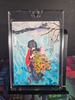 Giyu Tomioka Hand Drawn 1/1 Auto Sketch Art Card Studio Demon Slayer - Image 1