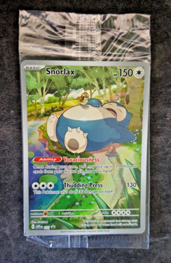 Pokemon S&V 151 Snorlax Black Star Promo 051 - Sealed / Unopened - English Card - Image 1