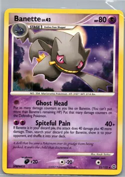 Banette 23/132 Non Holo Secret Wonders - Pokemon Card - LP - Image 1
