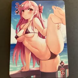 Goddess Story - Girls Front Playing Card - Anime Waifu Bikini Feet - READ - Image 4
