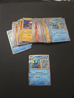 Pokemon Destined Rivals Lot of 50 Reverse Holo/holo Cards (Includes Rares). - Image 1