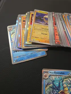 Pokemon Destined Rivals Lot of 50 Reverse Holo/holo Cards (Includes Rares). - Image 3