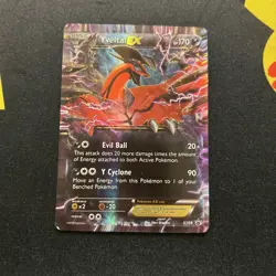 Yveltal EX XY08 LP/EX -Ultra Rare Pokemon Card- Black Star Promo (7q) - Image 1