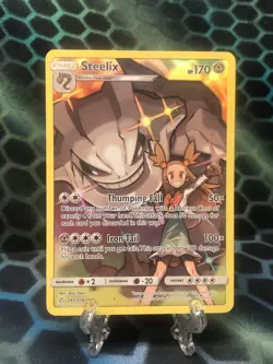 Steelix (Secret) SM - SIR - Cosmic Eclipse #247/236 Pokemon Card TCG. NICE CARD - Image 1
