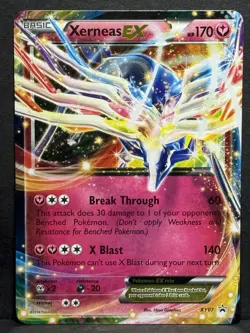 Pokemon TCG Xerneas EX Black Star Promo Holo Rare Card XY07 MP - Image 1