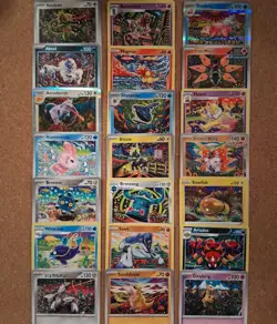 Pokemon Shinji Kanda Illustration Art Set | 21 Unique Cards - Image 1