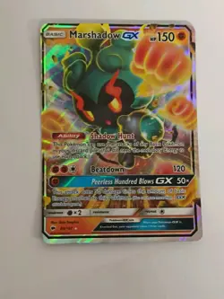 Marshadow GX 80/147 - Burning Shadows Ultra Rare Pokemon TCG Card - Image 1